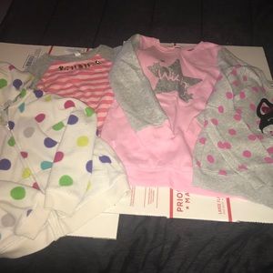 Lot of Girls Sweatshirts